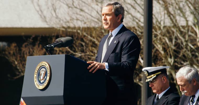 george bush 1 - WH removes George W. Bush portraits